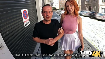 VIP4K. Horny Ginger Likes to Try Another Big Dick