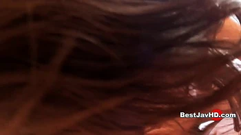 Horny Asian fuckslut Emiri Mizusawa's tight wooly snatch gets boinked firm in astounding porn.