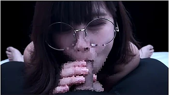 Female College Student In Fishnet Tights Footjob &blow Job Cum In Mouth