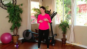 Alicia Silver works out her body AND pussy