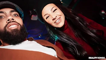 Sneakily Sucks James Angels Black Cock In A Poetry Slam - Evelin Stone