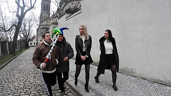 Group sex with dan, sofia, matt, venera, and dean in wild action