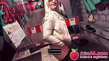 Risky Outdoor Public Sex With 2 Hot European Curvy