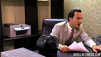 Ariella Ferrera in The Life of a TV Executive Clip#1