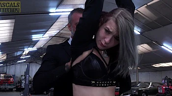 Emily Addams rubs her huge natural tits in sexy bra before getting fucked