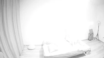 Amateurs fucking in the evening by VoyeurHouse.com: Cowgirl, Webcam  Fetish Porn