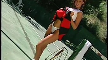 Sexy chick with perfect body is getting plowed outdoors