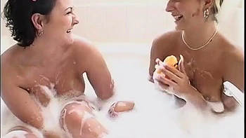 Horny teens double dildoing in lesbian threesome