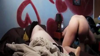 Horny Asian fellow ravishing his busty lover in the bedroom: Doggy, Hardcore  Amateur Porn