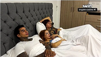 My Stepbrother Invites Me To Watch Movies And I End Up Fucking His Beautiful Busty Girlfriend With Sexo Duro And Andrea Castro