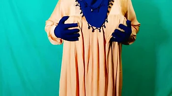 Indian Beautiful Hijabi Muslim Couple Thirsty For Sex