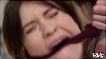 Sadistic Lady Doctor Kayla Green Binds & Spanks Subby Patient Misha Cross