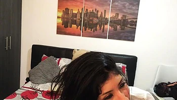 Brunette masturbates with two big dildos by TatiMartin: Amateur, Masturbation  Latina Porn