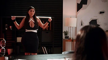 Violet Myers and Vicki Chase in foot fetish action