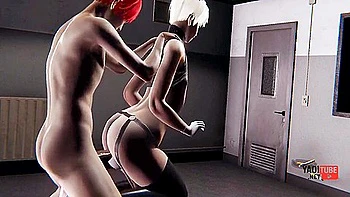 Sissy Crossdresser In Yaoi Femboy - Sexy Cat Femboy Erik Is Fucked By A Redhead Boy