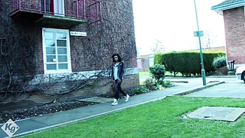 The Inked Asian College Babe Meets A Horny Stud