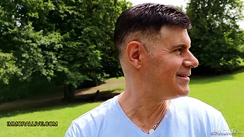 Dan And Matt Pick Up Busty Teen 19 y.o. Working Out In The Park