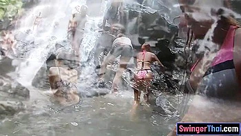 Waterfall Visit And Love Making At Home After With Cherry Lee