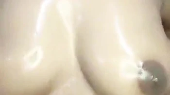 Hot Sexy Girl Boobs Oil Massage