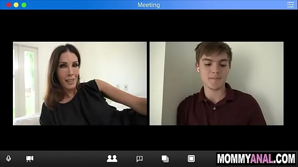 Mature milf invites young guy for anal