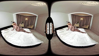 Em Yang's 8k Vr Foot Joi: E-cup Sensation Removes Tights And