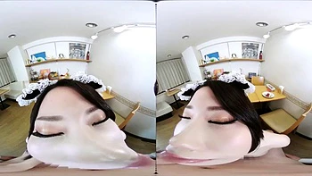 VR Japan CuteMaid ft. Yui Takamiya: Blowjob, Doggy  Cowgirl Porn