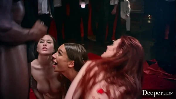 Deeper. Lulu, April, Jasmine & Isiah serve Mistress Maitland