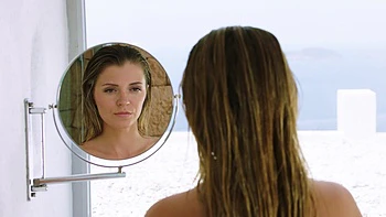 Skinny teen Mary Kalisy gets fucked hard by the pool