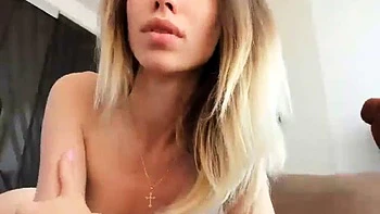 Skinny blonde: Blowjob, Amateur  Fansly Porn