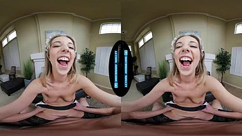 LETHAL HARDCORE VR - Your Horny College Maid Cleans Your Cock In Her Uniform: Porn