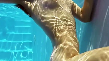 Hot Mixed Race Teen 18+ Fernanda Releve Swimming