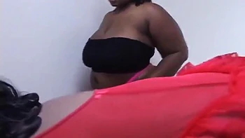Huge Black Milf On The White Cock...cum In Mouth