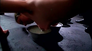 Beautiful Babe gets treated like a dog