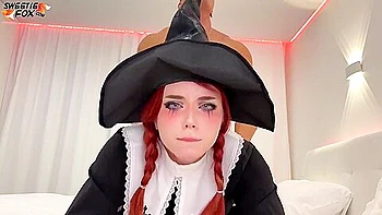 Ass Fucking & Snatch Fuck With Depraved Witch Real Girl Orgasm, Cum On Face & Butt Creampie