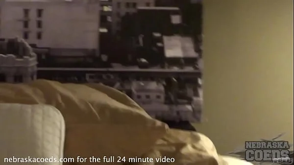 hot sorority girl doing lingerie photoshoot and accidentally getting naked