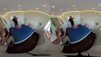 Kyra Hot Behind The Scenes VR Part One - Sloppy Creampie Into