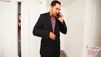 Juan Largo, Sara Jay And Lola Myluv - Cheating Bbc Bull Fucks Blonde As Spy Films It!