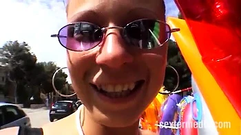 At the Beach: Amateur, Babe  Brunette Porn