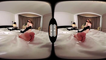 Brook Logan Strict Mistress Has Xtra Special Foot Fetish Session