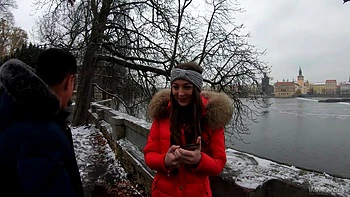 Gorgeous Girl Isabella De Laa Gets Fed Sperm in a Crazy Threesome