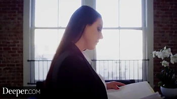 Seth Gamble, Angela White And Avi Love In Seth Submits To Dominant Boss