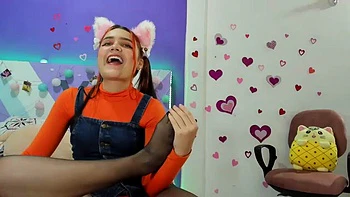 Columbian beauty pantyhose teasing: Amateur, Solo  Small Tits Porn