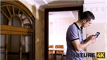 Stepmother Over 50 Returned Home And Tempted Her Stepson Into Sex - Willy Regal