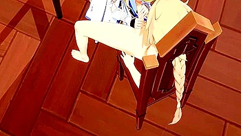 Genshin Impact Hentai - Aether And Lumine Sucking And Fucking - 3d Anime Video Game Porn Video - Car Toon