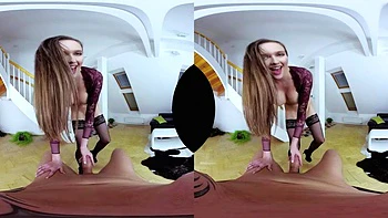 CZVR - Stacy Cruz: Blowjob, Doggy  Cowgirl Porn