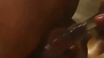 Sexy Cam Girl Plays with Glass Dildo