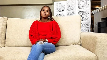 Amateur Petite Ebony Teen Riding Euro BWC Deep