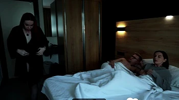 Stepmom ends up getting dicked in bed