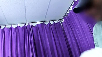 Seasoned cock whore in trio