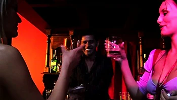 Three Sluts Tour the English Pub and Cum Hardcore with the